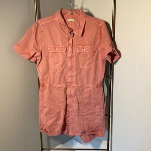 Brand New Pink Utility Romper